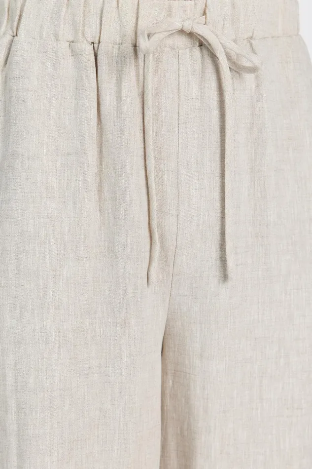 Women Pants DISSH GINA NATURAL LINEN WAIST PANT