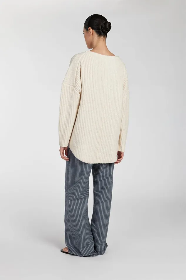 Women Pants DISSH MASON SLATE STRIPE DRAWSTRING PANT