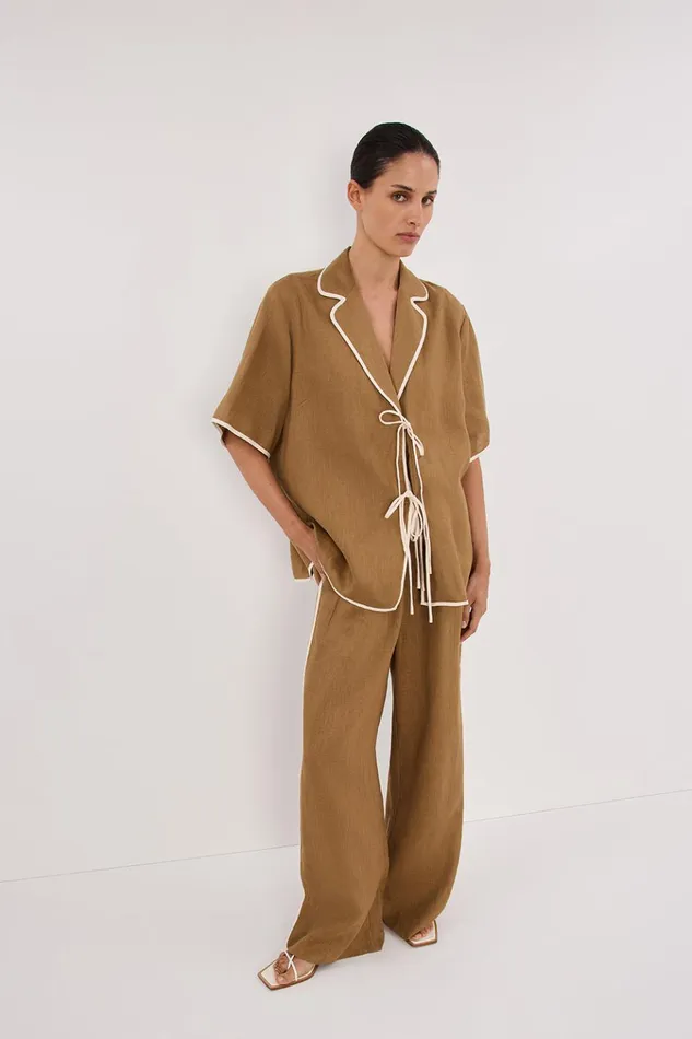 Women Pants DISSH VON FERN LINEN PANT