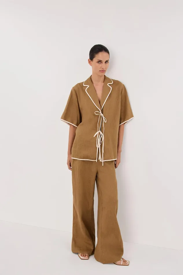 Women Pants DISSH VON FERN LINEN PANT