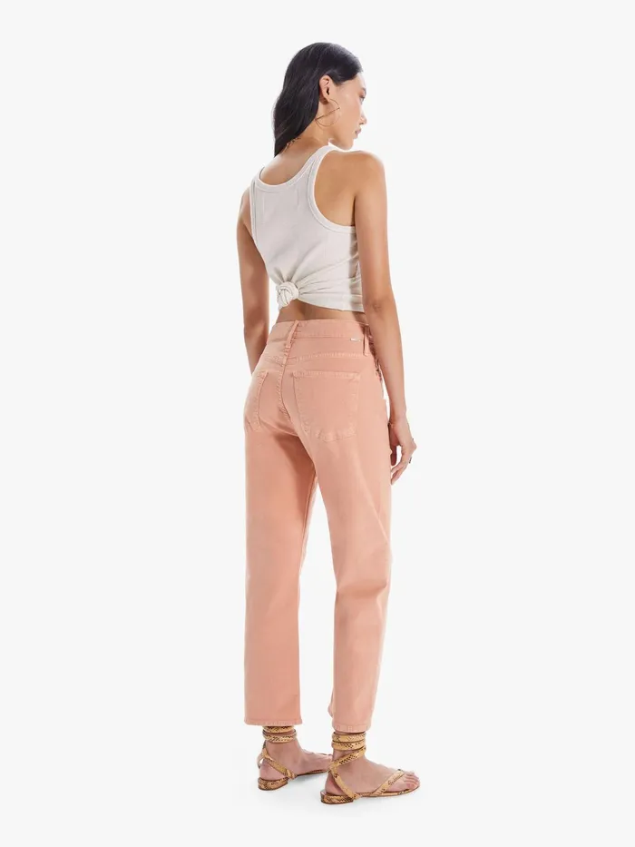 Women Pants Mother Denim The Ditcher Crop Medium Pink
