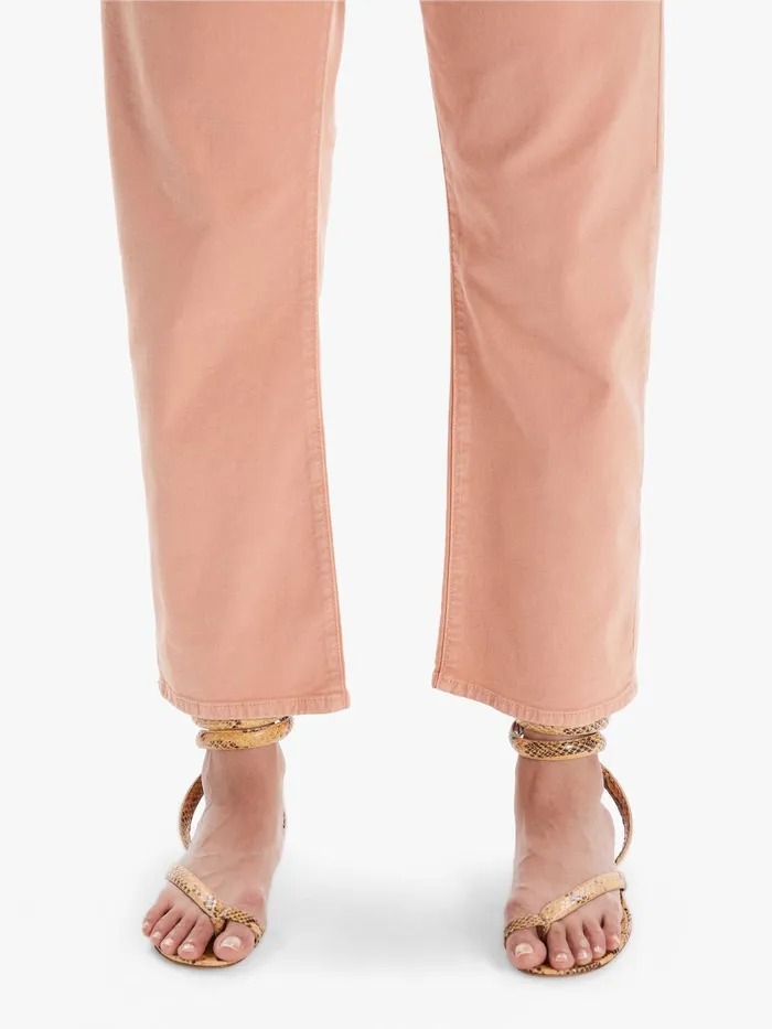 Women Pants Mother Denim The Ditcher Crop Medium Pink