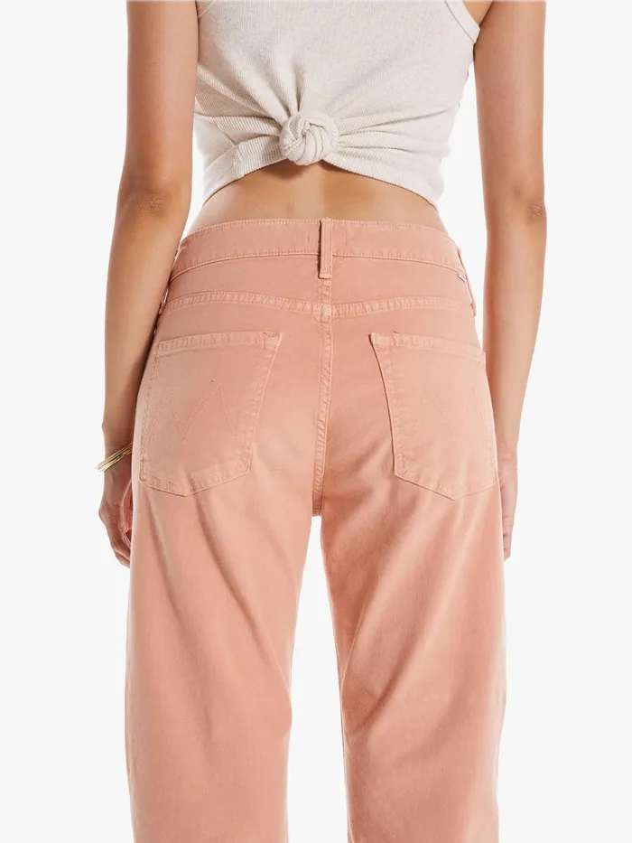 Women Pants Mother Denim The Ditcher Crop Medium Pink