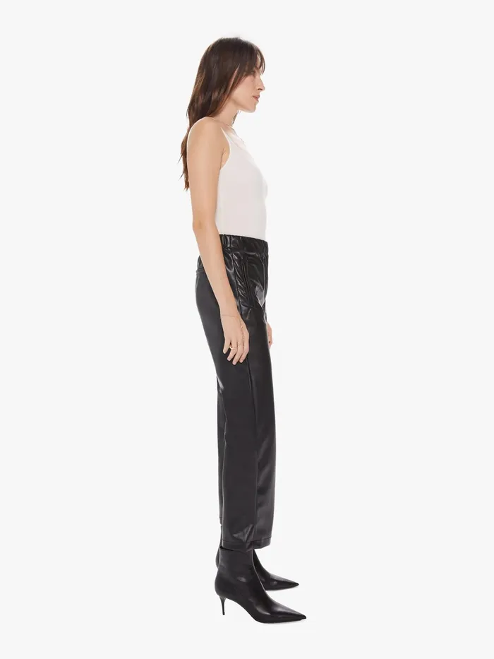 Women Pants Mother Denim The Skippety Ankle Black