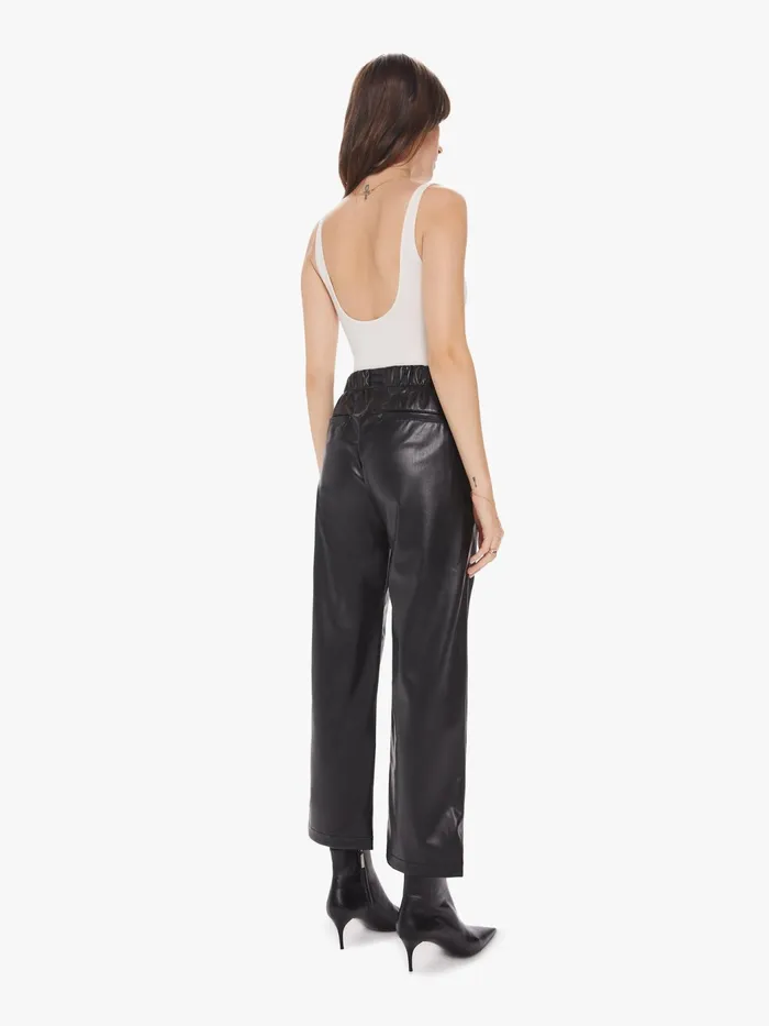 Women Pants Mother Denim The Skippety Ankle Black