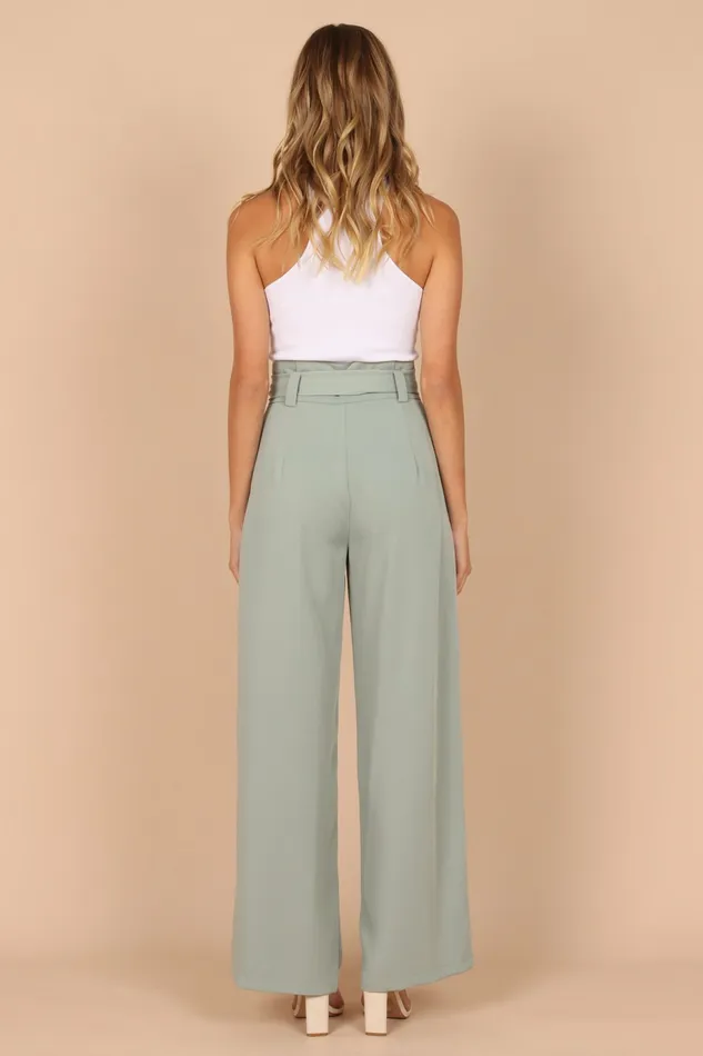 Women Pants Petal and Pup Kieran Pants Sage Green