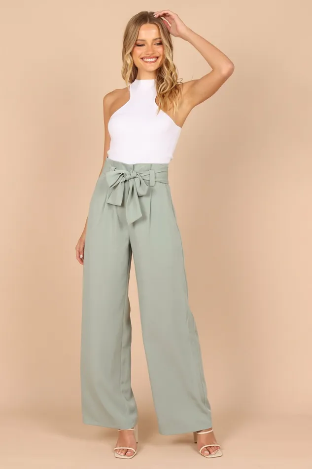 Women Pants Petal and Pup Kieran Pants Sage Green