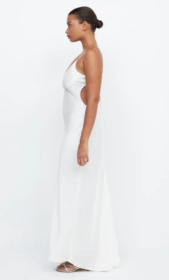 Women PARADISE SILK BEADED MAXI DRESS 8211 IVORY Bec Bridge Prom Dresses