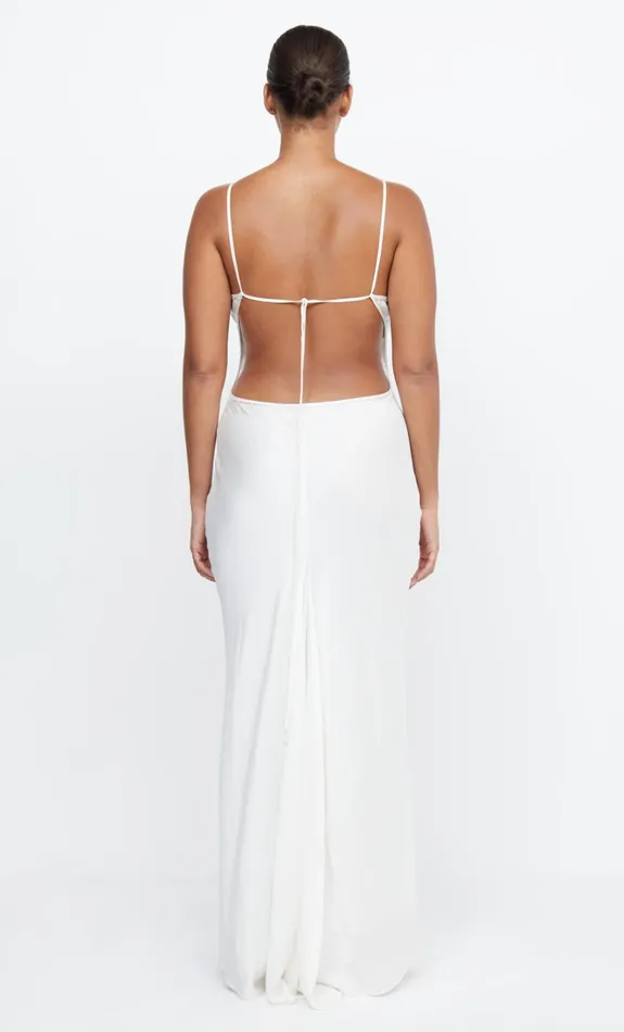 Women PARADISE SILK BEADED MAXI DRESS 8211 IVORY Bec Bridge Prom Dresses