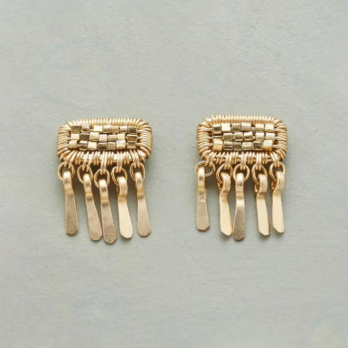 Women Patch Of Gold Earrings Sundance Catalog Earrings