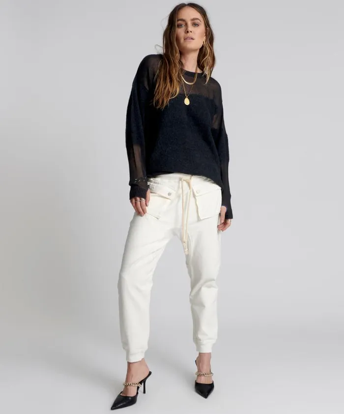 Women PEARL CADET DENIM PANTS One Teaspoon Bottoms