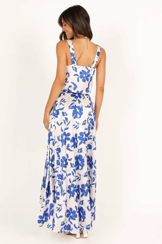 Women Petal and Pup Lulu Set Blue Floral Matching Sets
