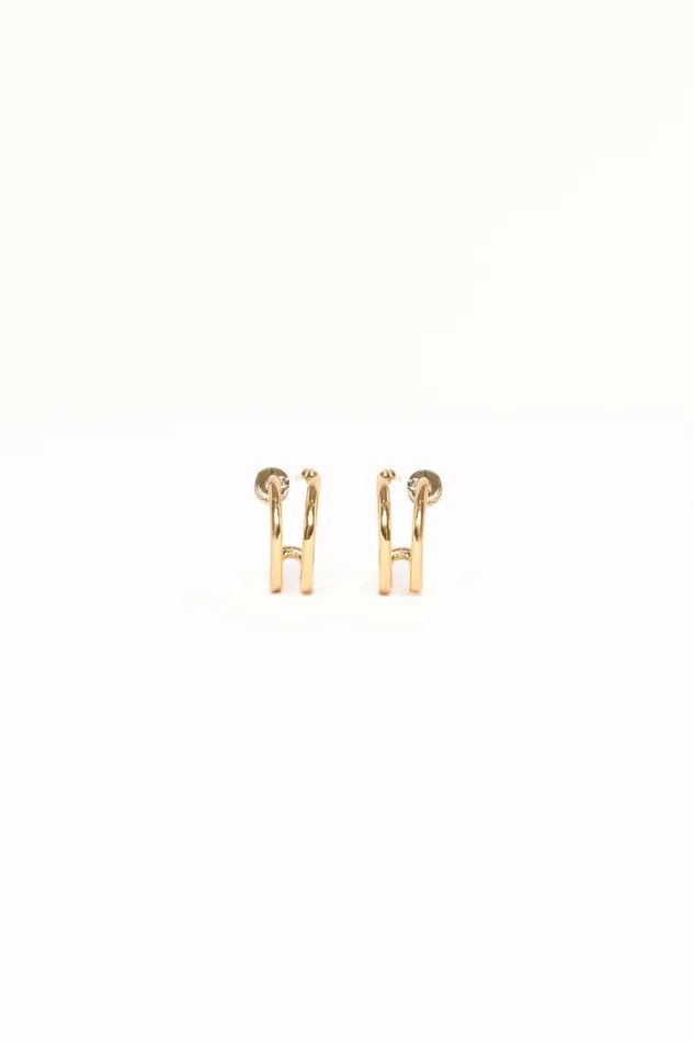 Women Petal and Pup Megan Earrings Gold Earrings