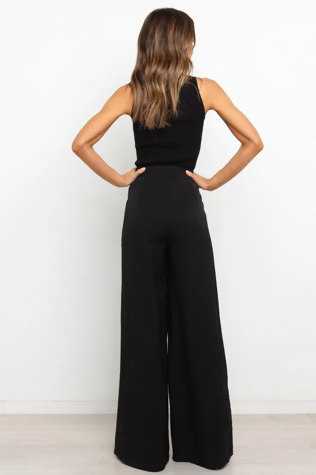 Women Petal and Pup Tobi Top Black Tops