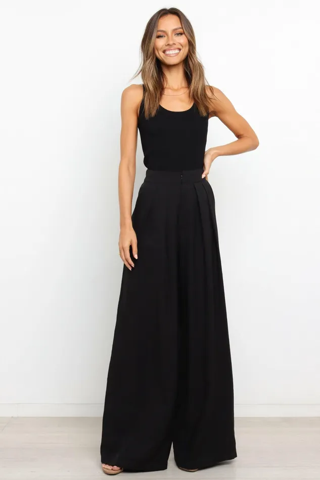 Women Petal and Pup Tobi Top Black Tops