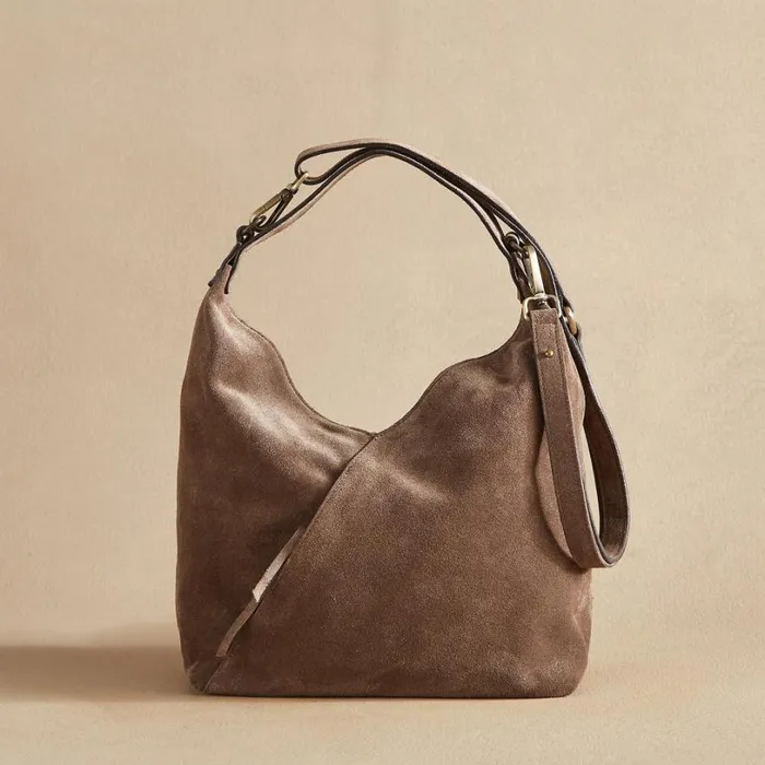 Women Petite Origami Bag Brown Sundance Catalog Handbags