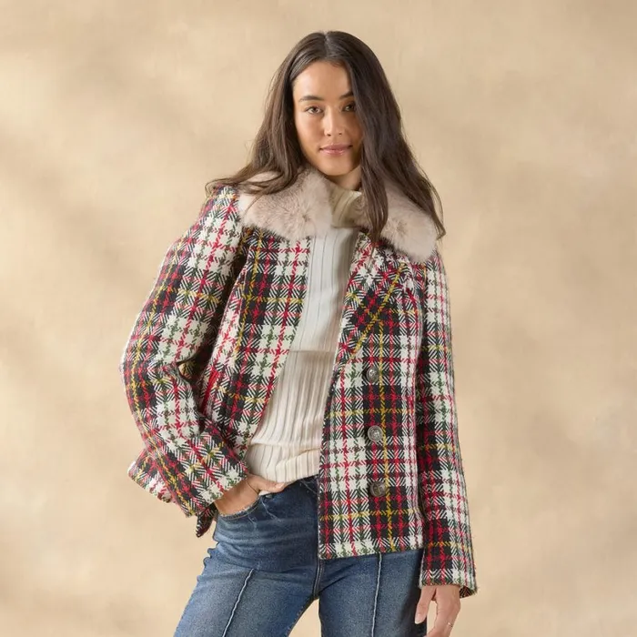 Women Plaid Alpenhorn Coat Petite Plaid Sundance Catalog Petite Styles Women Plaid Alpenhorn Coat Petite Plaid Sundance Catalog Petite Styles