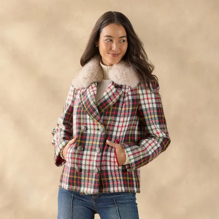 Women Plaid Alpenhorn Coat Petite Plaid Sundance Catalog Petite Styles Women Plaid Alpenhorn Coat Petite Plaid Sundance Catalog Petite Styles
