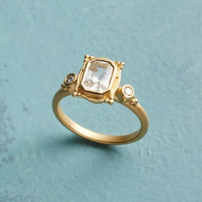 Women Queenly Sapphire Ring Sundance Catalog Rings