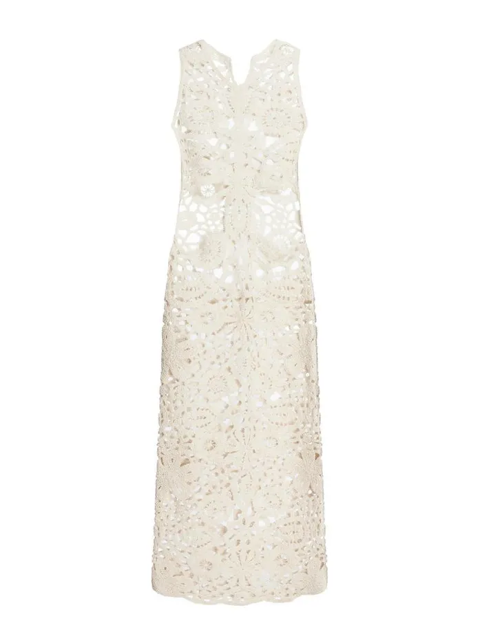 Women Rafaela Crochet Dress Natural BCBG Dresses