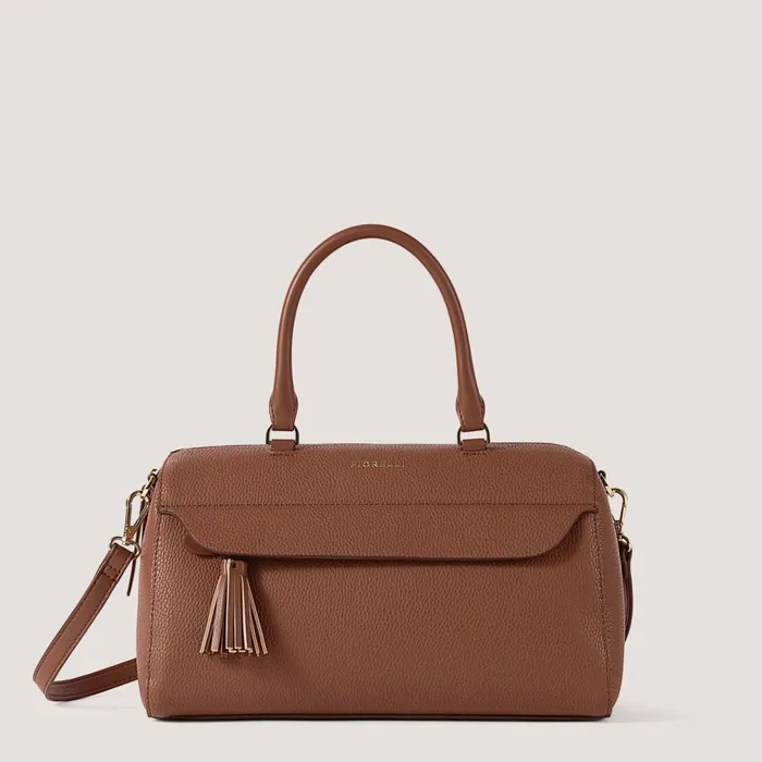 Women Remington Bowler Bag Tan Fiorelli Grab Bags