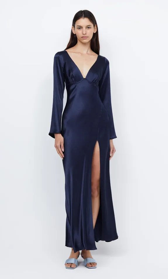 Women REN LONG SLEEVE MAXI DRESS 8211 INK Bec Bridge Maxi Dresses