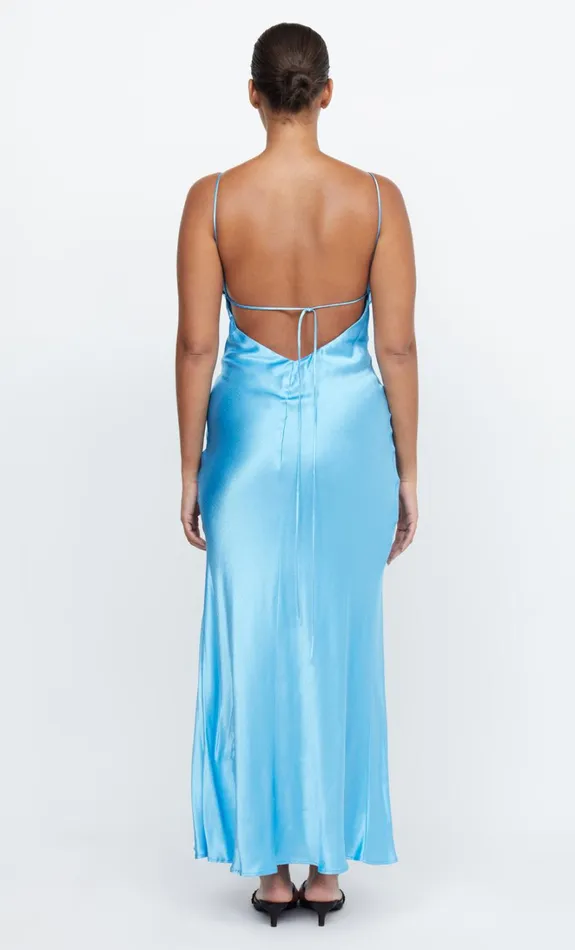 Women REN SPLIT MAXI DRESS 8211 TOPAZ BLUE Bec Bridge Maxi Dresses