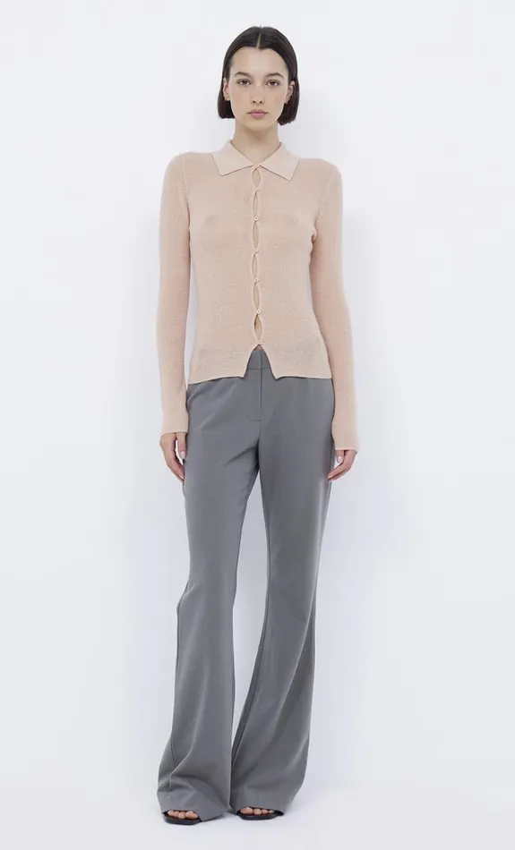 Women RODEO KEYHOLE CARDIGAN 8211 PEACH Bec Bridge Long Sleeve
