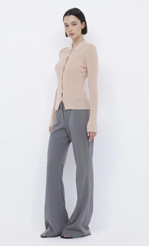 Women RODEO KEYHOLE CARDIGAN 8211 PEACH Bec Bridge Long Sleeve