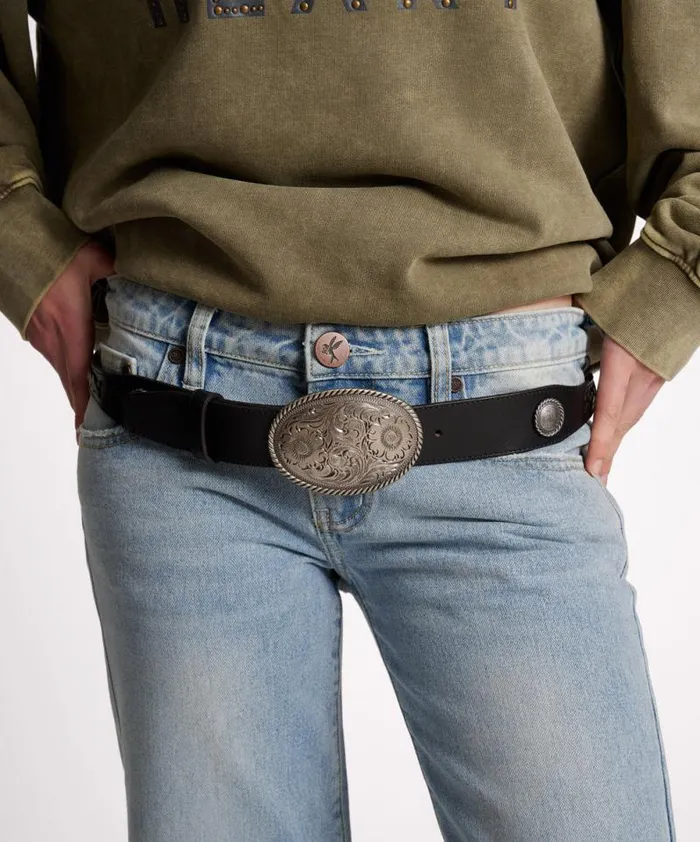 Women RODEO LEATHER BELT One Teaspoon Leather