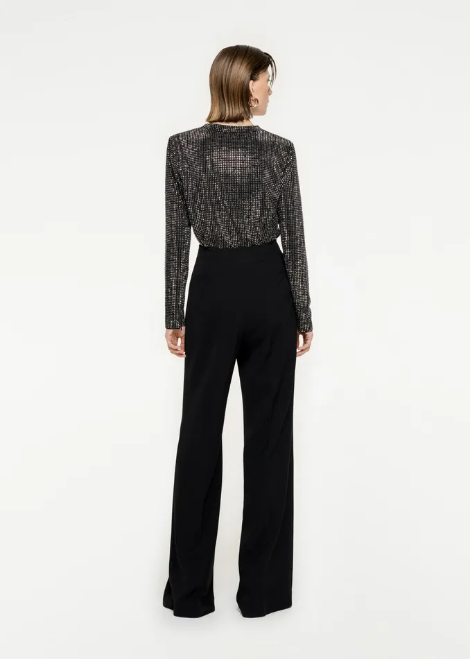 Women Roland Mouret Clothing Long Sleeve Diamante Top