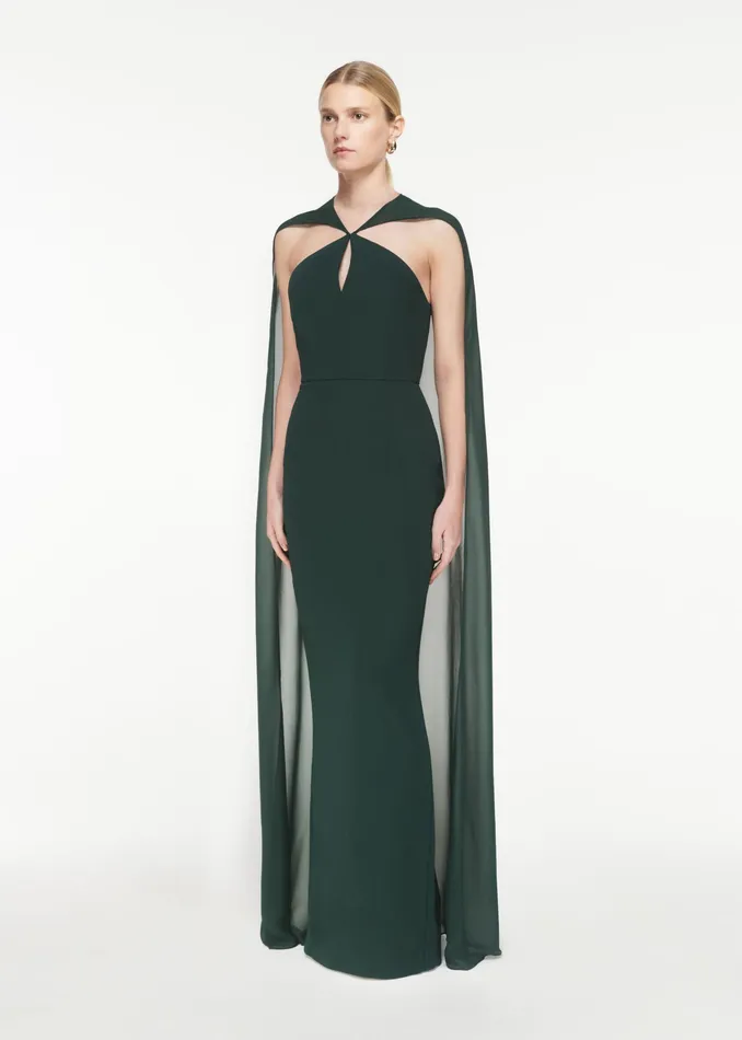 Women Roland Mouret Clothing Satin Crepe Gown