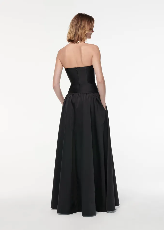Women Roland Mouret Clothing Strapless Taffeta Gown