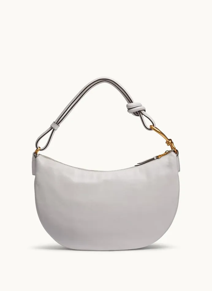 Women ROSLYN LARGE HOBO Brilliant White Donna Karan New York Shoulder And Hobo Bags Women ROSLYN LARGE HOBO Brilliant White Donna Karan New York Shoulder And Hobo Bags