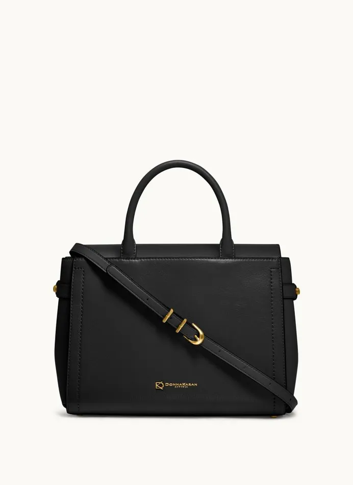 Women ROSLYN SATCHEL Black Donna Karan New York Crossbodies And Satchels