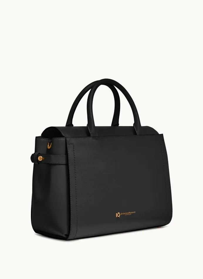 Women ROSLYN SATCHEL Black Donna Karan New York Crossbodies And Satchels