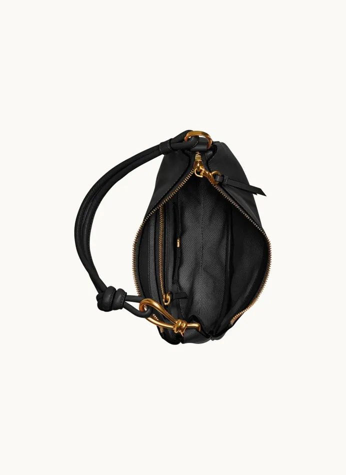Women ROSLYN SMALL HOBO Blackgold Donna Karan New York Shoulder And Hobo Bags Women ROSLYN SMALL HOBO Blackgold Donna Karan New York Shoulder And Hobo Bags