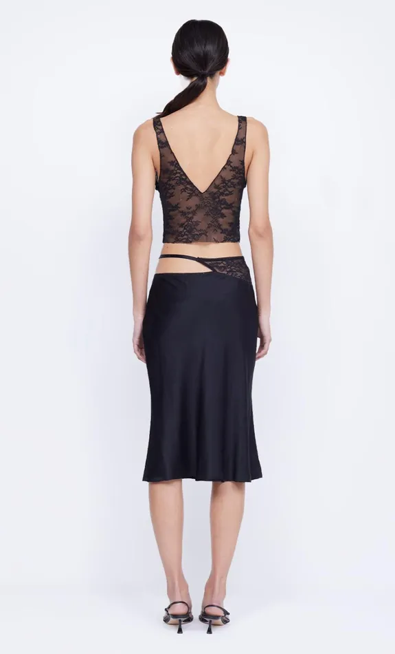 Women SANTAL CROPPED TOP 8211 BLACK Bec Bridge Cropped