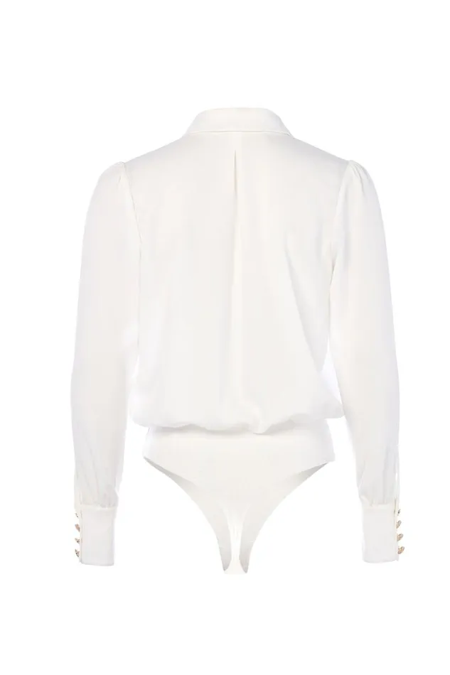 Women Shirts and Blouses Holland Cooper Cupro Shirt Bodysuit White Women Shirts and Blouses Holland Cooper Cupro Shirt Bodysuit White
