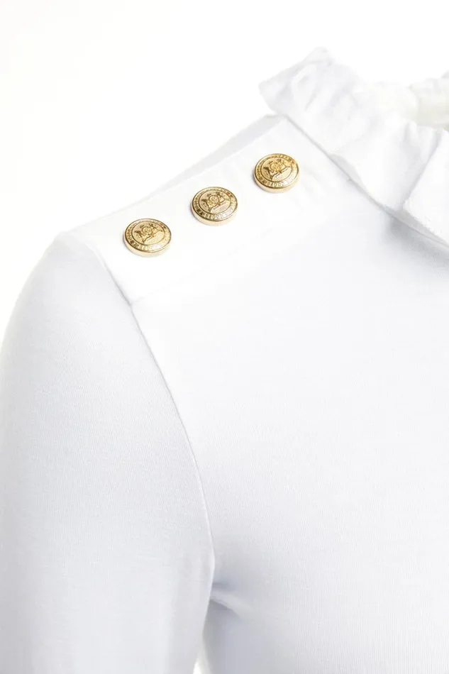 Women Shirts and Blouses Holland Cooper Lilibet Jersey Tee White Women Shirts and Blouses Holland Cooper Lilibet Jersey Tee White