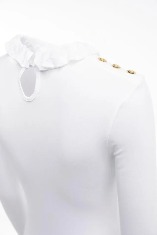 Women Shirts and Blouses Holland Cooper Lilibet Jersey Tee White Women Shirts and Blouses Holland Cooper Lilibet Jersey Tee White