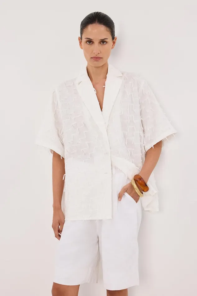 Women Shirts DISSH PALOMA WHITE COTTON SHIRT