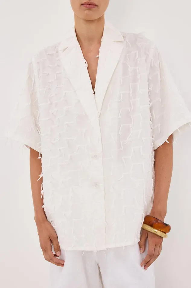 Women Shirts DISSH PALOMA WHITE COTTON SHIRT