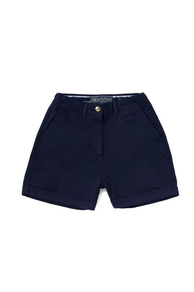 Women Shorts Holland Cooper Arnesby Chino Short Ink Navy