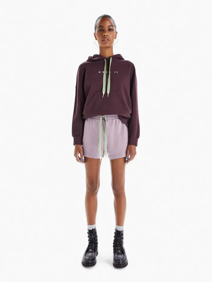 Women Shorts Mother Denim The Knock Out Short Short Lightpastel Purple