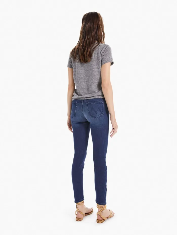 Women Skinny Mother Denim The Looker Dark Blue