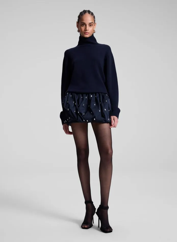 Women Skirts ALC Holly Embellished Convertible Skirt Navy