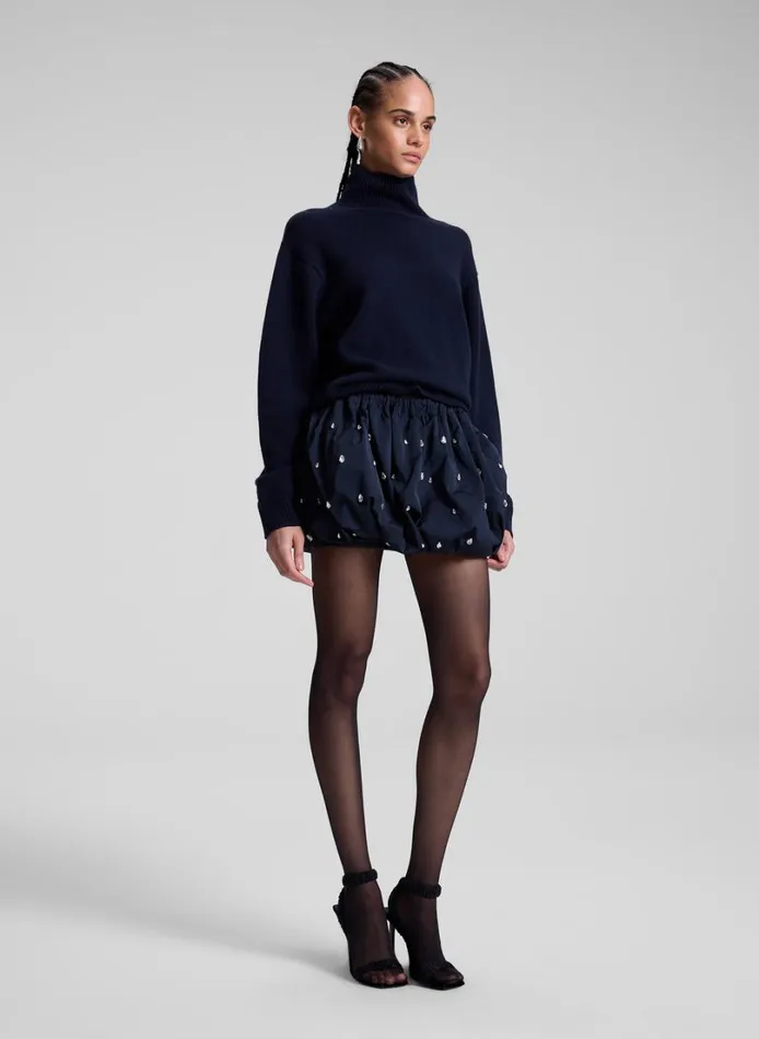 Women Skirts ALC Holly Embellished Convertible Skirt Navy