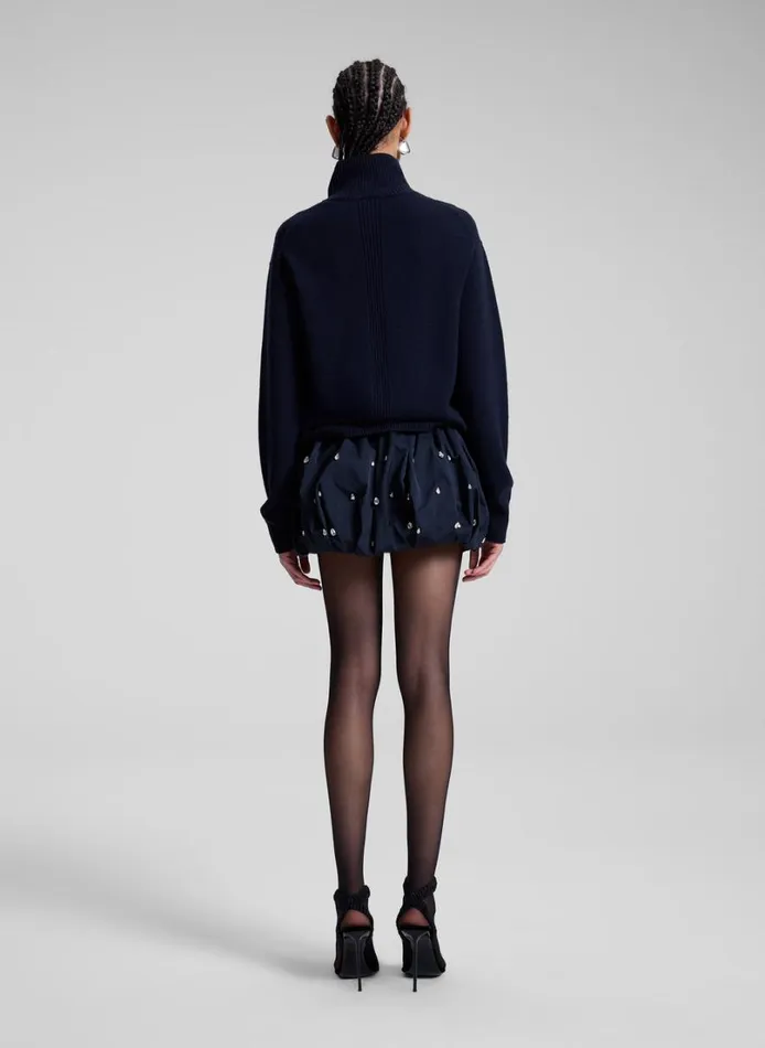 Women Skirts ALC Holly Embellished Convertible Skirt Navy