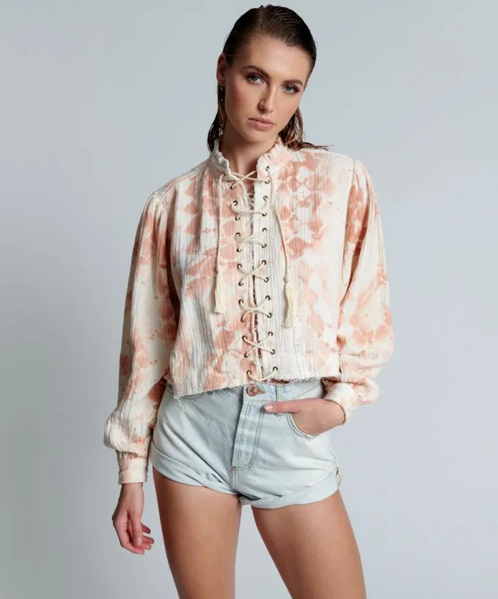Women SOFT SNAKE RHIANNON TOP One Teaspoon Tops
